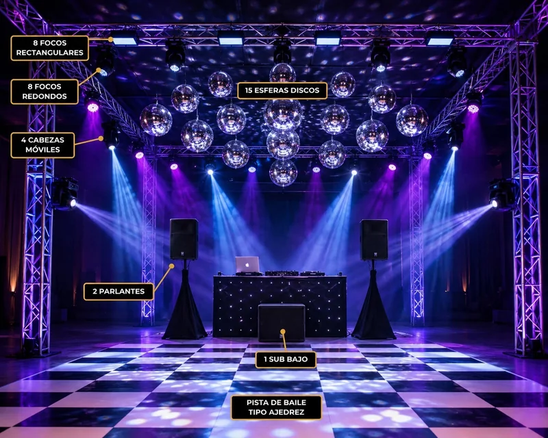 Dj Iluminación y Ambientación 