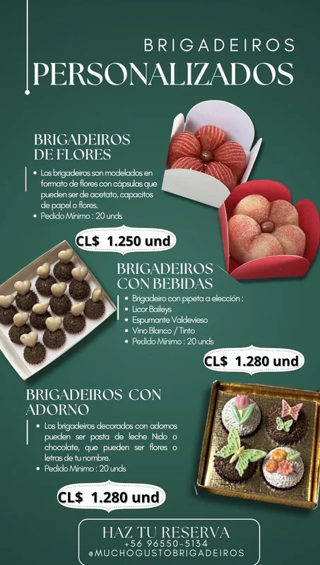 Mucho gusto brigadeiros