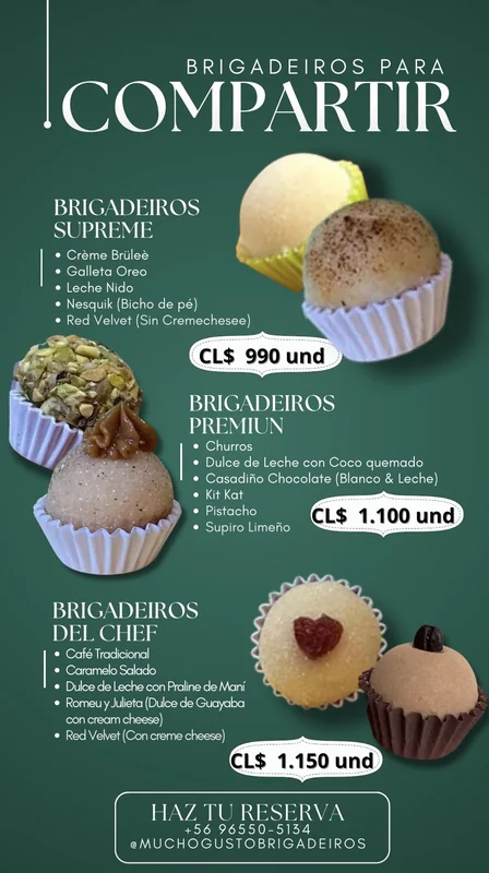 Mucho gusto brigadeiros