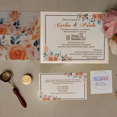COMERCIALIZADORA Y DISTRIBUIDORA BEZUVA LIMITADA — Invitaciones y Papelería — Imagen 1