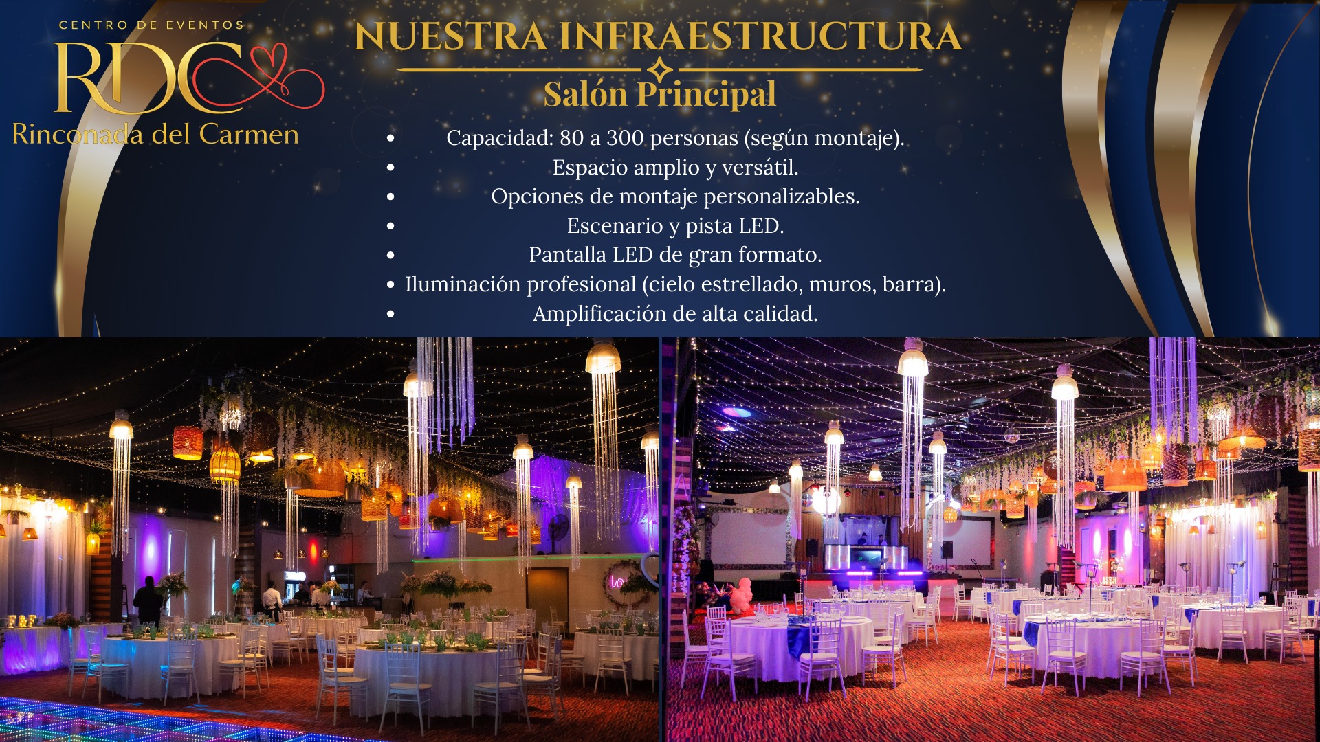 Centro de eventos rinconada del Carmen