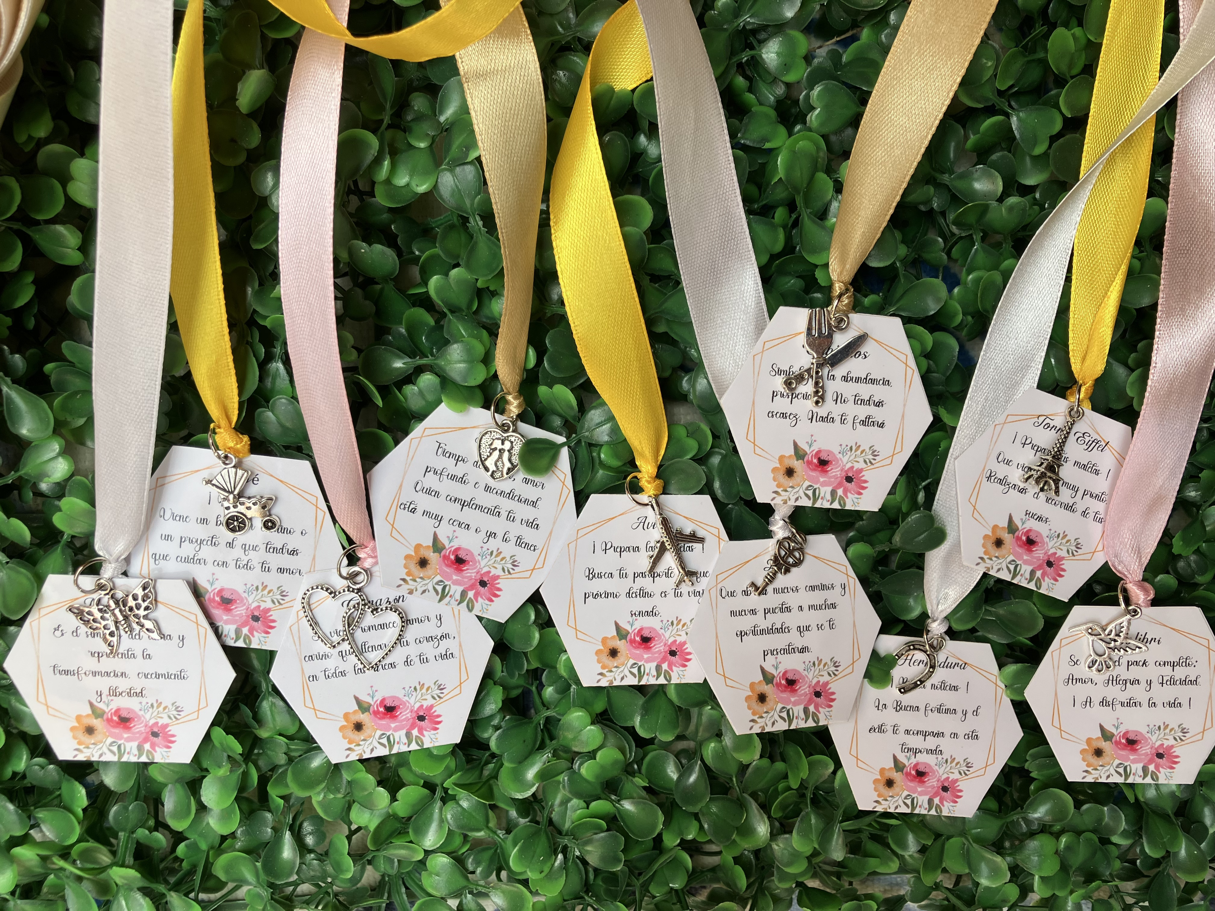 Aros de cinta para ramo soltera