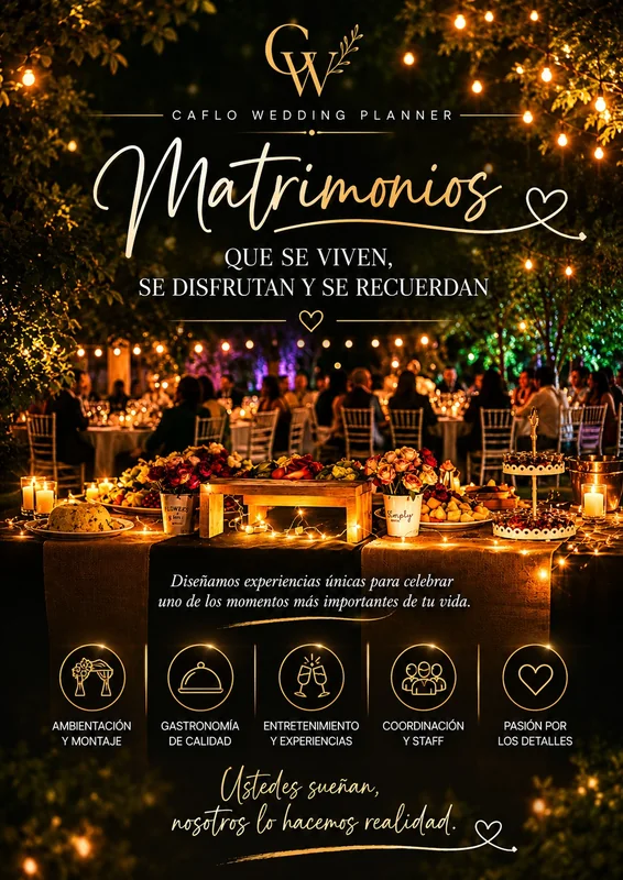 Servicio de matrimonio completo y Wedding Planner