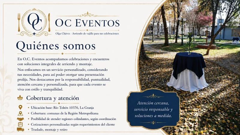 Arriendos y Eventos Olga Chávez