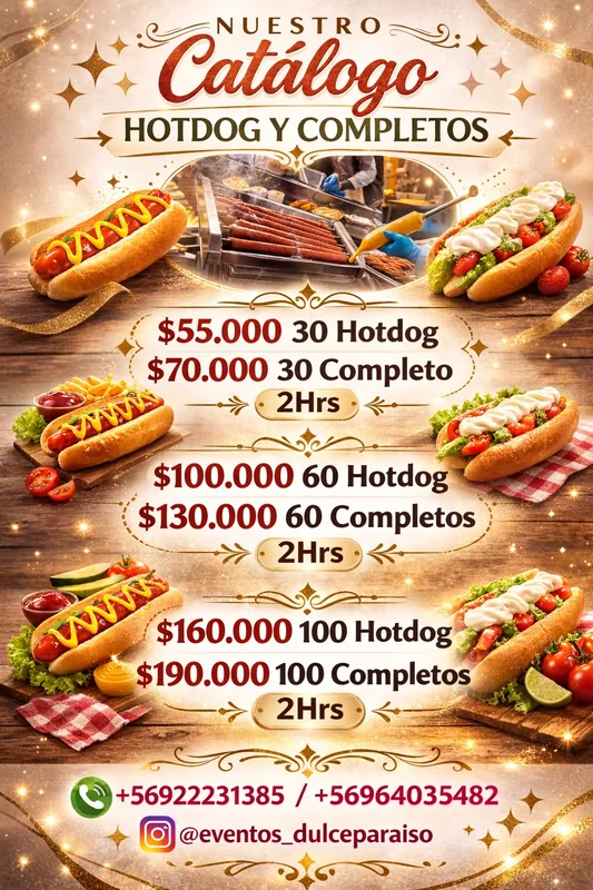 Completos y hotdogs