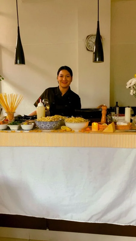 Estacion de pastas en vivo 