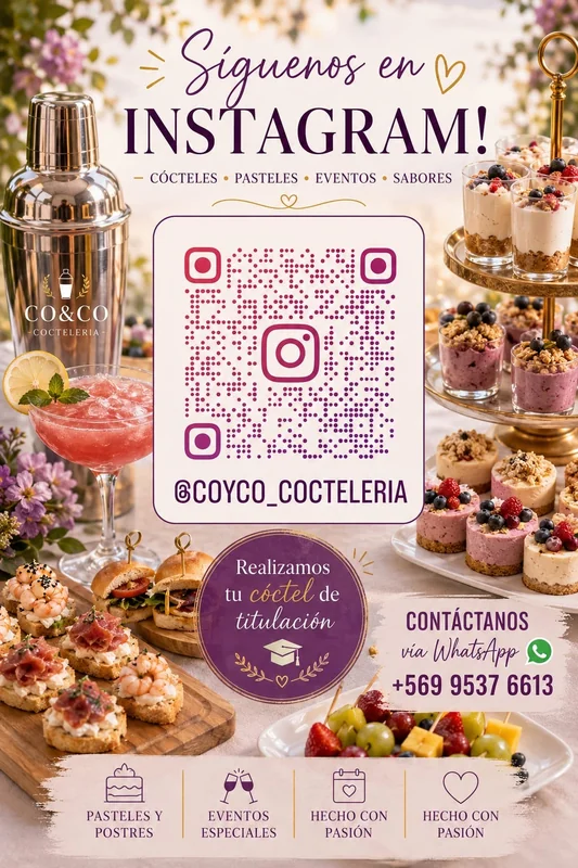 Servicio de Coctelería a domicilio
