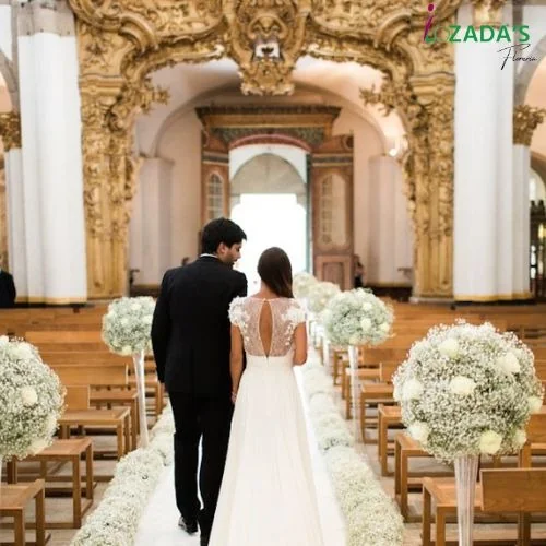 Decoración de Iglesia para Boda Básica