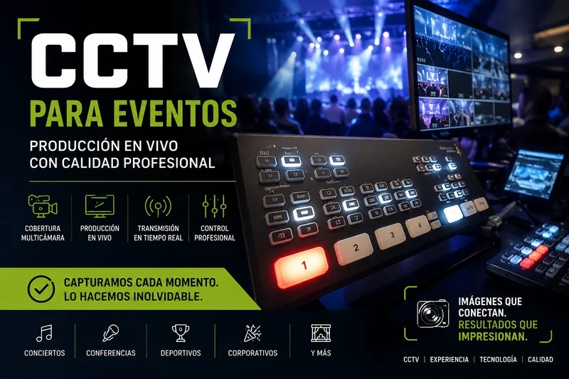 Servicio Profesional de Circuito Cerrado y Streaming en Vivo