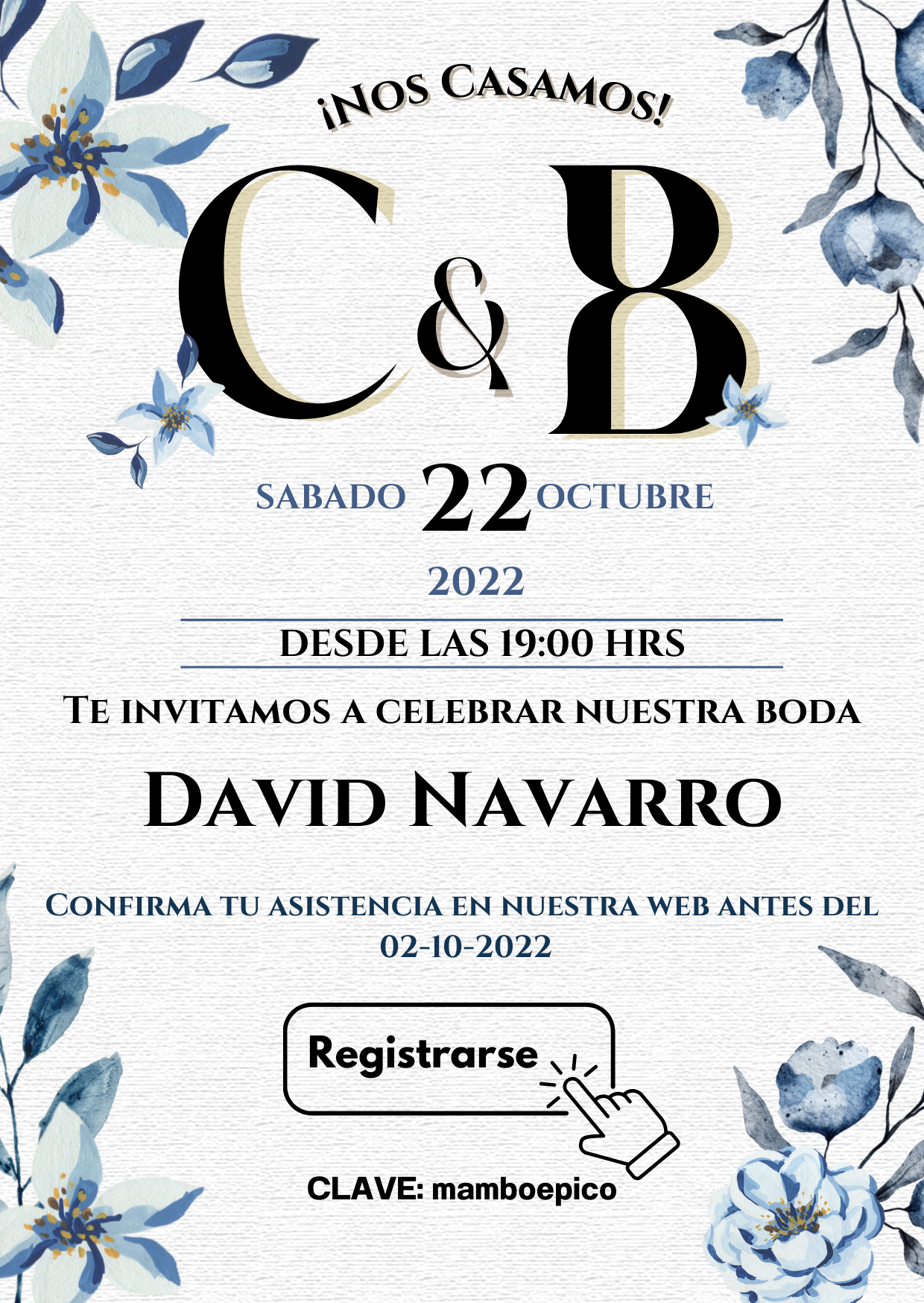 DISEÑO INVITACIONES DIGITALES