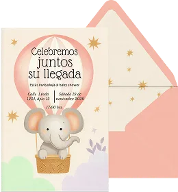 Elefante en globo preview