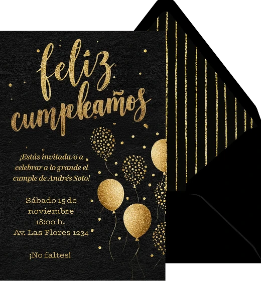 Globos dorados preview