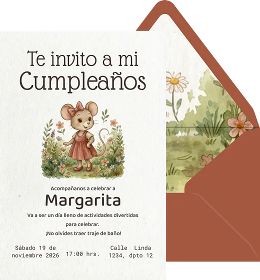 Ratoncita con vestido preview