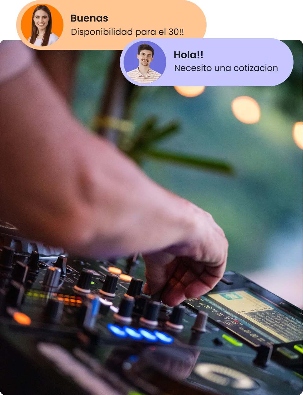 Proveedor de eventos usando Invítalo