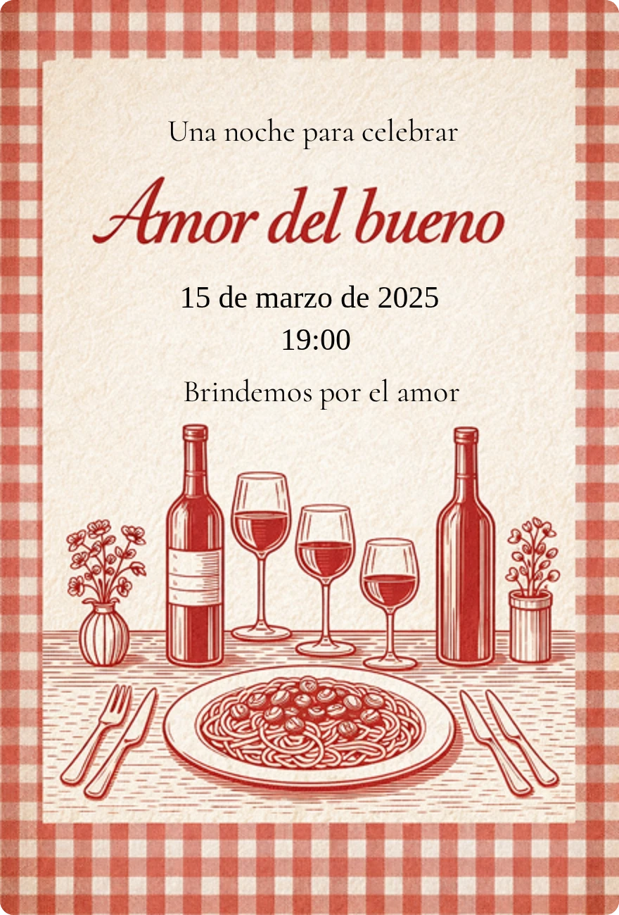 Plantilla popular: Amor del bueno