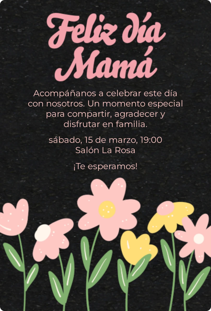 Plantilla popular: Feliz Día Mamá