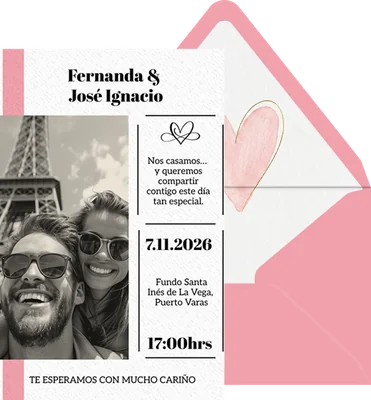 Rosado y blanco minimal preview