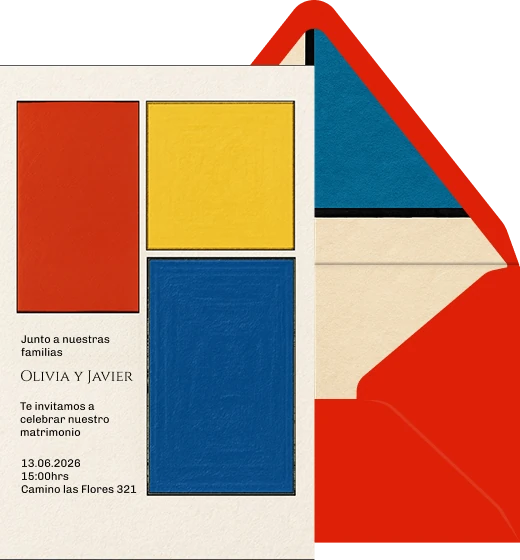 Invitación Geométrica preview