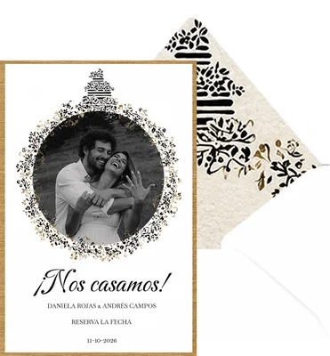 Decoración circular con foto preview