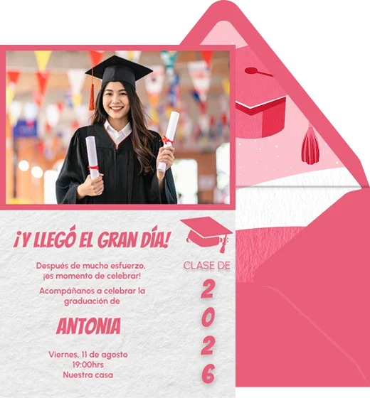 Gran día - Plantilla de invitación