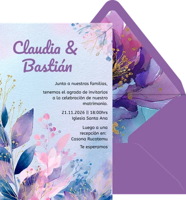 Entre flores y acuarela preview