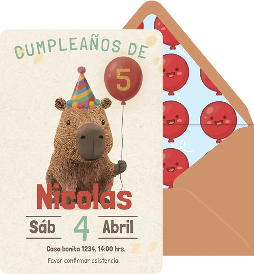 Cumple capibara preview